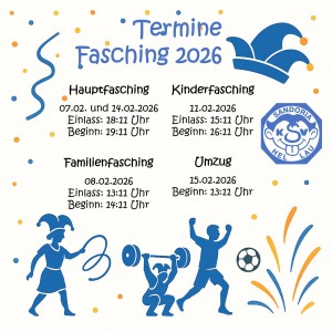 Termine Fasching 2026